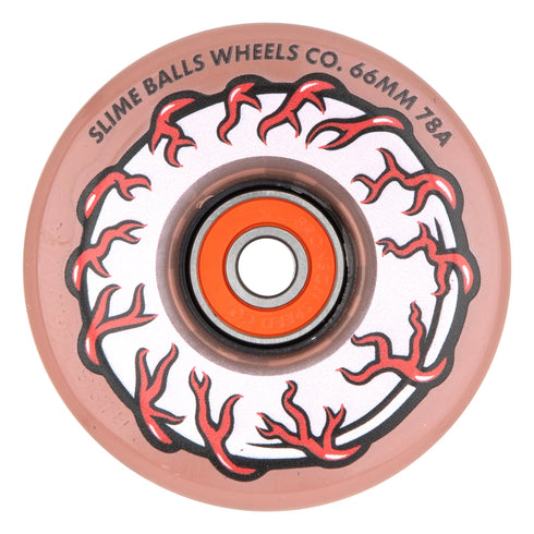 Slime Balls - Pink Eyes Light Ups 78a Wheels (66mm)